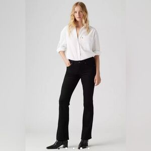 725 HIGH RISE BOOTCUT WOMEN'S
JEANS W27 L28 High Stretch Soft Black